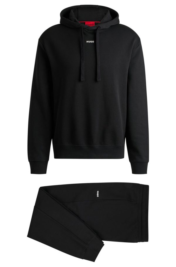 Hugo Boss Survêtement Relaxed en molleton à logos contrastants