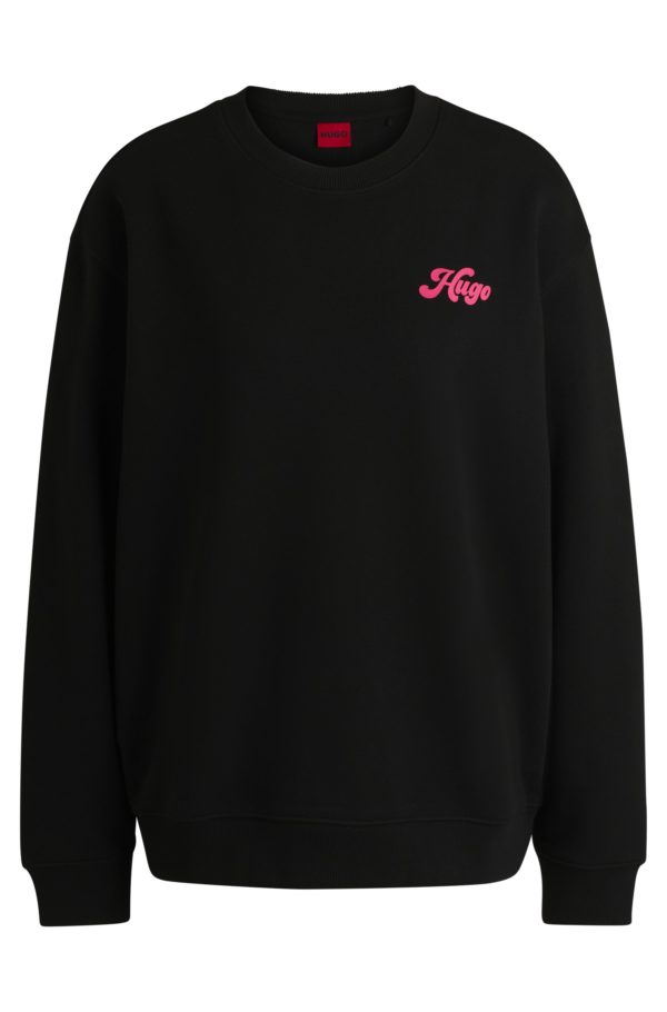 Hugo Boss Sweat en molleton de coton avec motif artistique