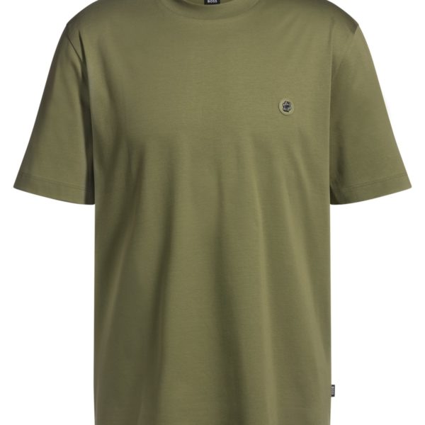 Hugo Boss T-shirt Regular en coton avec monogramme Double B