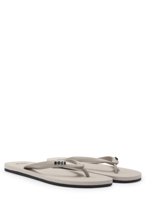 Hugo Boss Tongs avec bride logotée