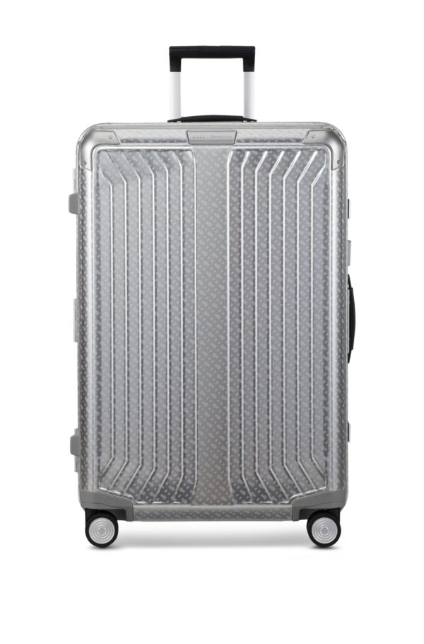 Hugo Boss Valise BOSS x Samsonite en aluminium argenté