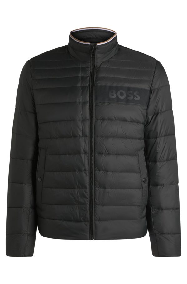 Hugo Boss Veste déperlante avec bande logotée effet 3D