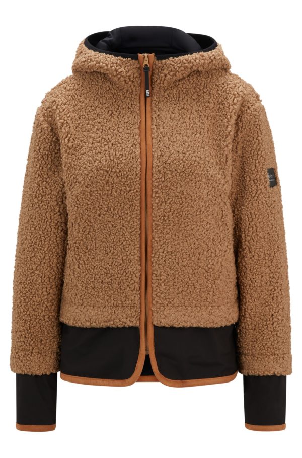 Hugo Boss Veste hybride d’équitation avec capuche et peluche douce