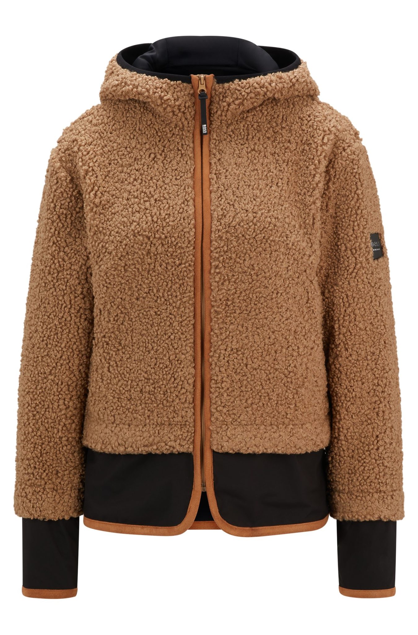 Hugo Boss Veste hybride d’équitation avec capuche et peluche douce