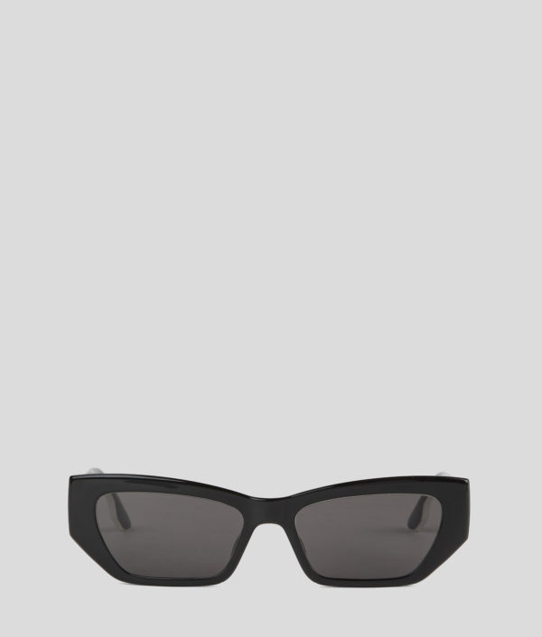 Karl Lagerfeld, Lunettes De Soleil Avec Logo Karl, Homme, Noir, Taille: L00