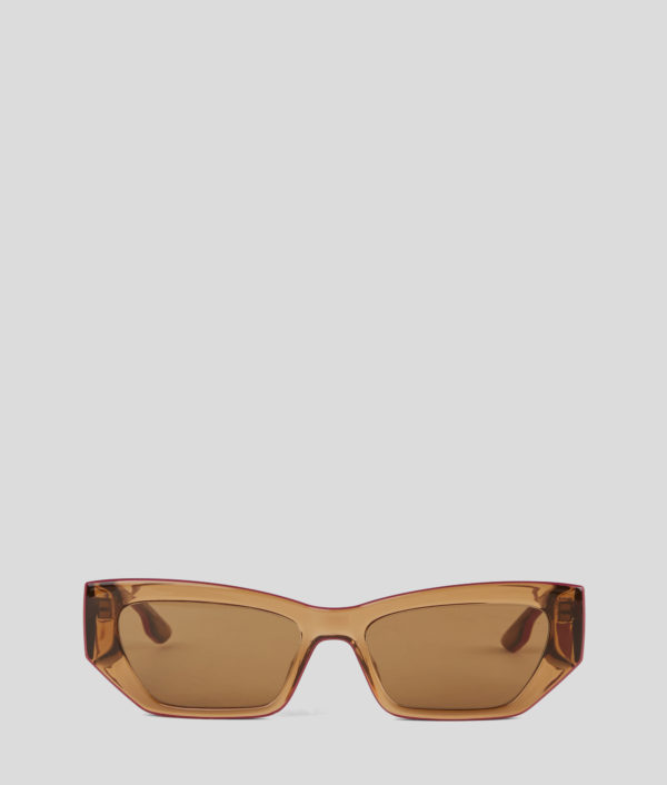 Karl Lagerfeld, Lunettes De Soleil Avec Logo Karl, Homme, Brun, Taille: L00
