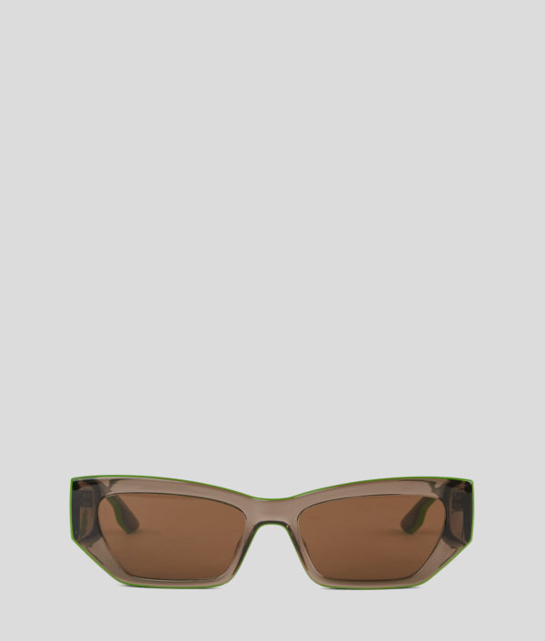 Karl Lagerfeld, Lunettes De Soleil Avec Logo Karl, Homme, Gris, Taille: L00