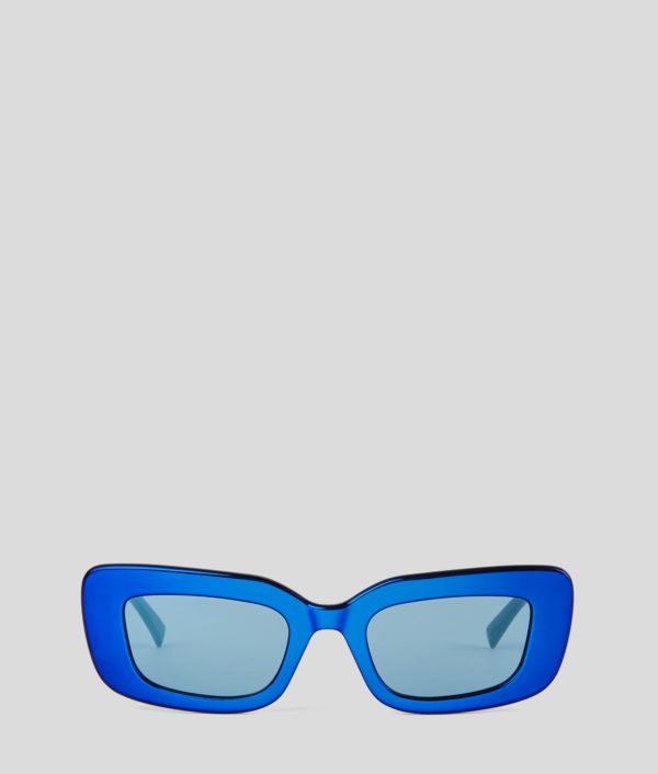 Karl Lagerfeld, Lunettes De Soleil Space Jam, Femme, Bleu, Taille: L00