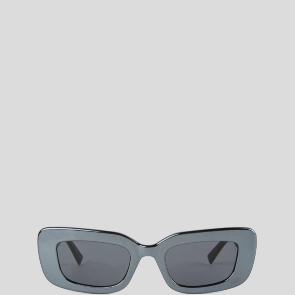 Karl Lagerfeld, Lunettes De Soleil Space Jam, Femme, Argent, Taille: L00