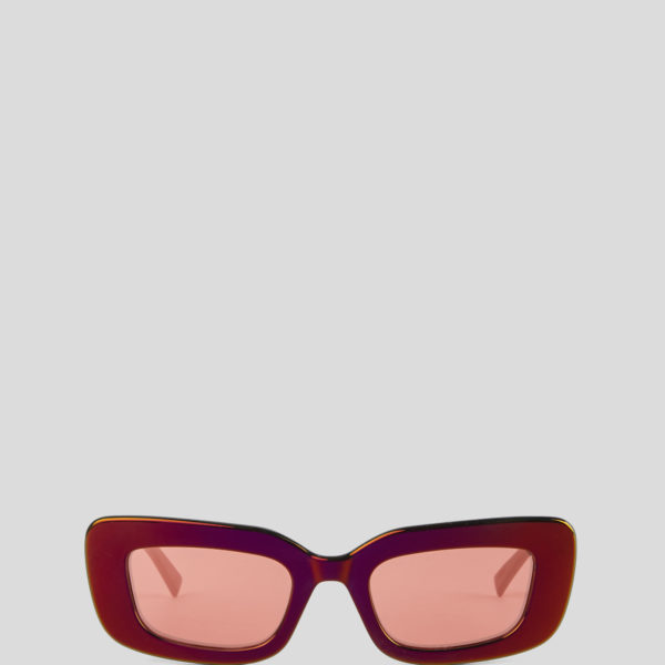 Karl Lagerfeld, Lunettes De Soleil Space Jam, Femme, Vin profond, Taille: L00