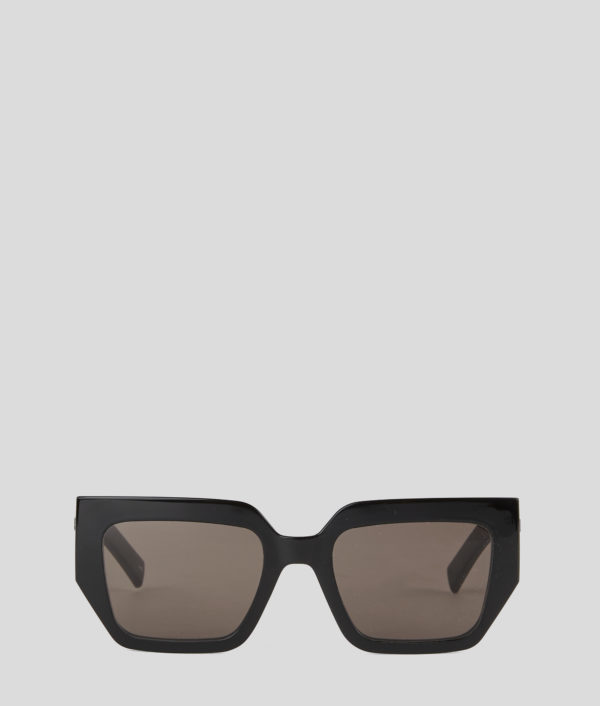 Karl Lagerfeld, Lunettes De Soleil Avec Logo Karl, Homme, Noir, Taille: L00