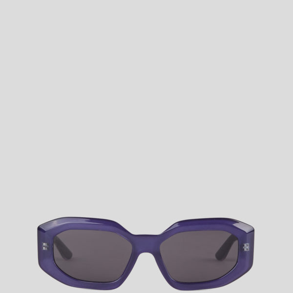 Karl Lagerfeld, Lunettes De Soleil Avec Logo Karl, Femme, Violet, Taille: L00
