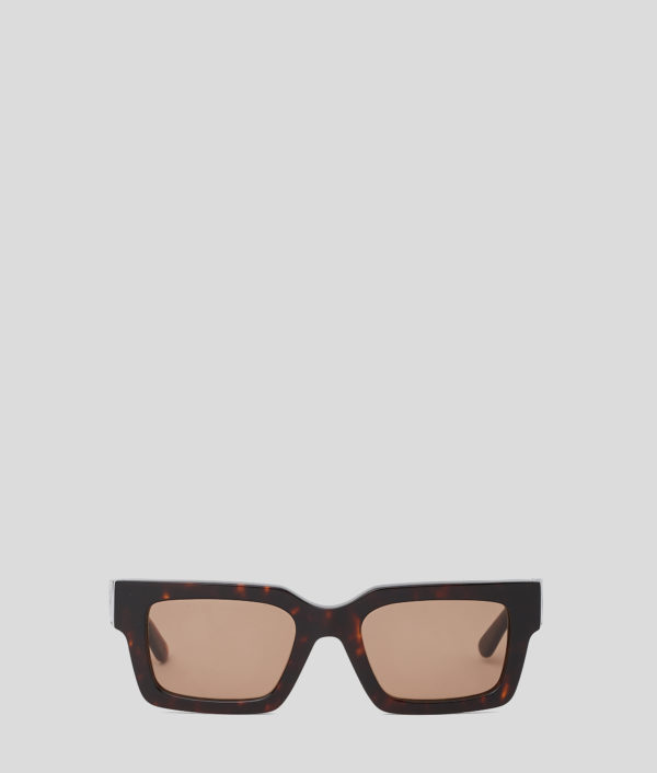 Karl Lagerfeld, Lunettes De Soleil Karl Autograph, Homme, Tortue Foncée, Taille: L00