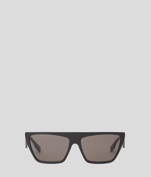 Karl Lagerfeld, Lunettes De Soleil Avec Logo Karl, Homme, Noir, Taille: L00