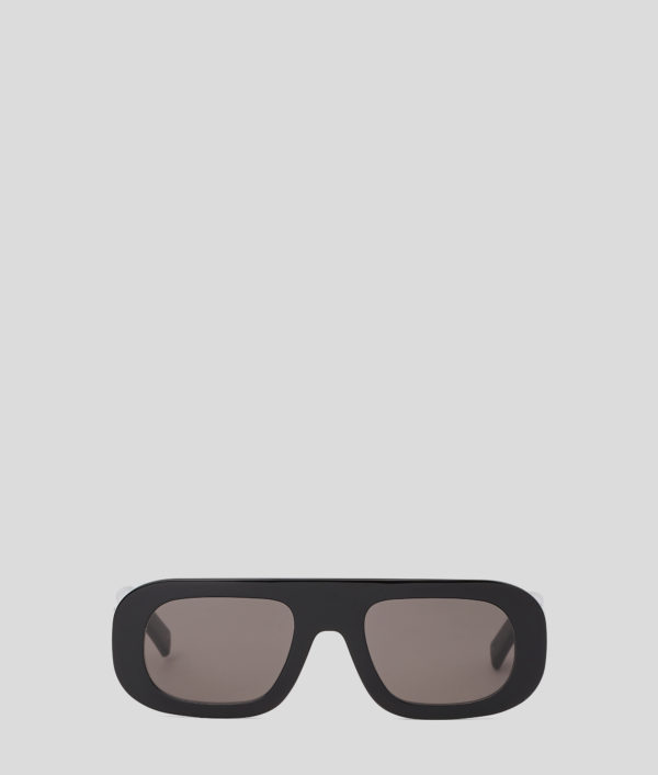 Karl Lagerfeld, Lunettes De Soleil Avec Logo Karl, Homme, Noir, Taille: L00