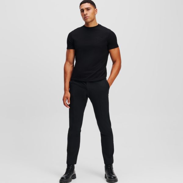 Karl Lagerfeld, Pantalon Sur Mesure, Homme, Noir, Taille: L98