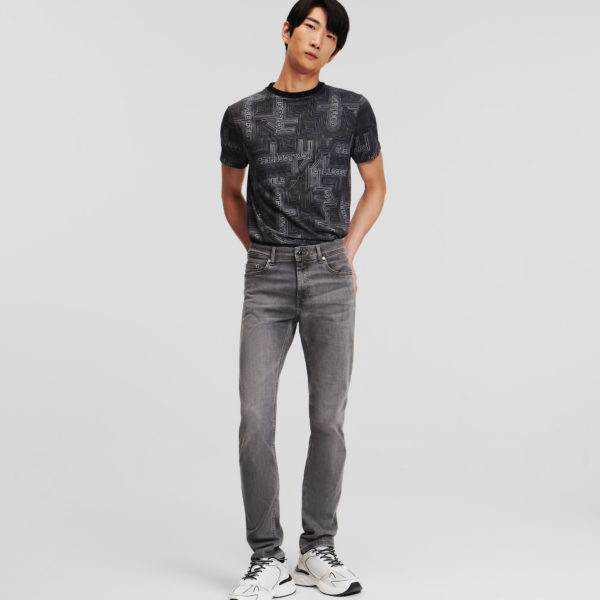 Karl Lagerfeld, Jean Classique, Homme, Argent, Taille: L4034