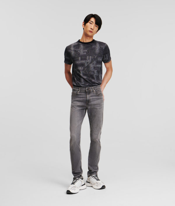 Karl Lagerfeld, Jean Classique, Homme, Argent, Taille: L4034