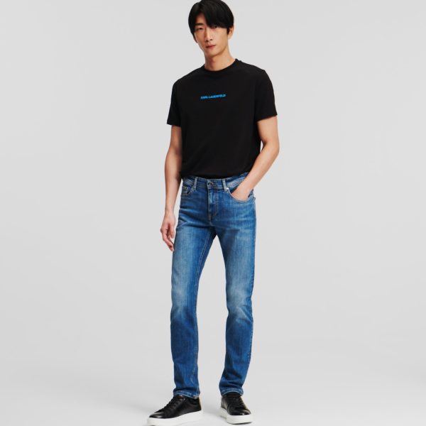 Karl Lagerfeld, Jean Classique, Homme, Royal, Taille: L4034