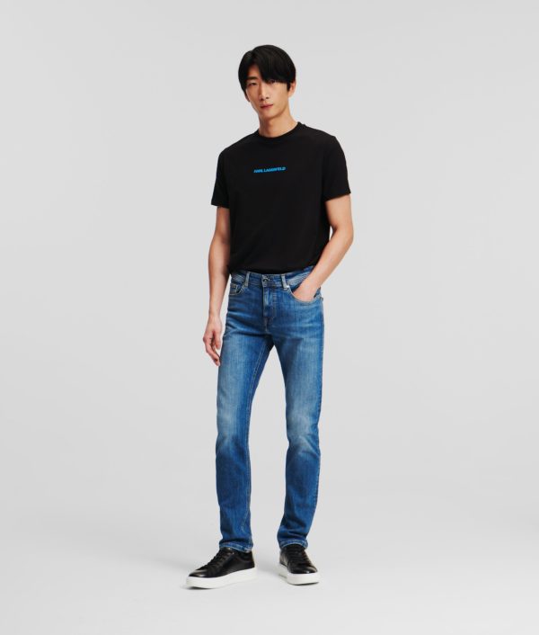 Karl Lagerfeld, Jean Classique, Homme, Royal, Taille: L4034