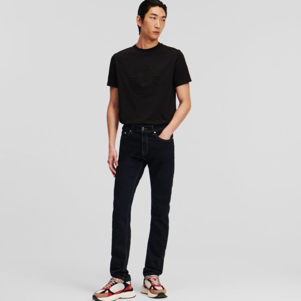 Karl Lagerfeld, Jean Classique, Homme, Marine, Taille: L4034