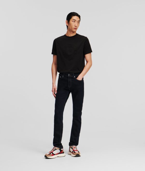 Karl Lagerfeld, Jean Classique, Homme, Marine, Taille: L4034