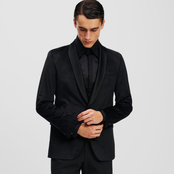Karl Lagerfeld, Veste À Boutonnage Simple, Homme, Noir, Taille: L56