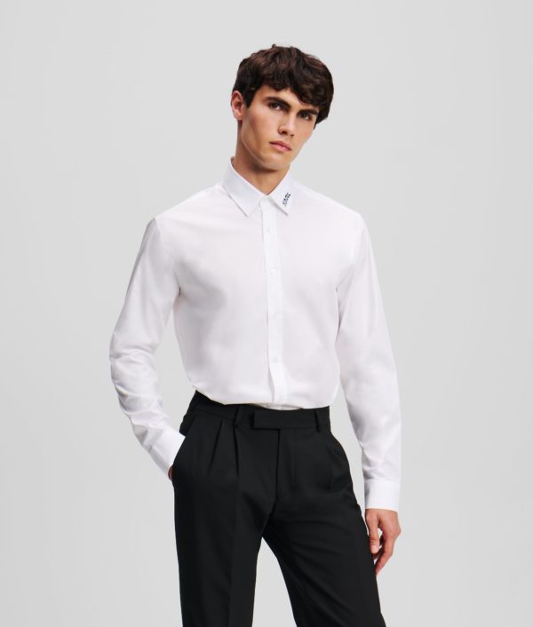 Karl Lagerfeld, Chemise À Boutons, Homme, Blanc, Taille: LXXL