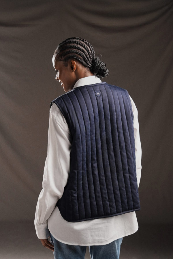 Gilet Sans Manches Matelassé Pap'atelier Réversible Eden Park – Image 4