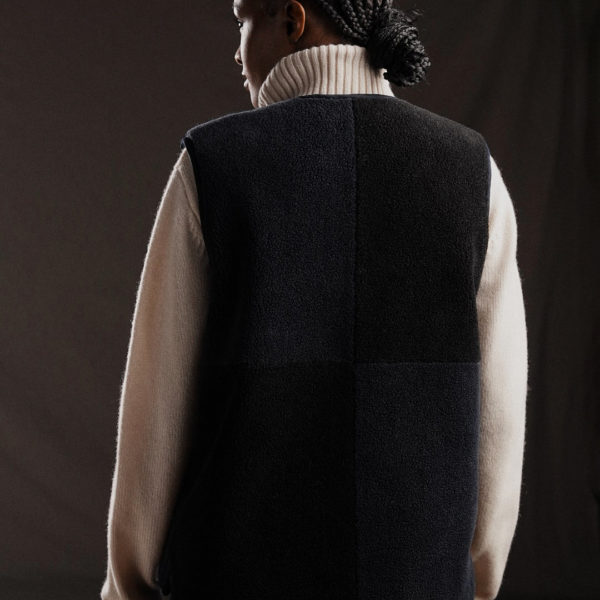 Gilet Sans Manches Coupé-cousu Pap’atelier Réversible Eden Park