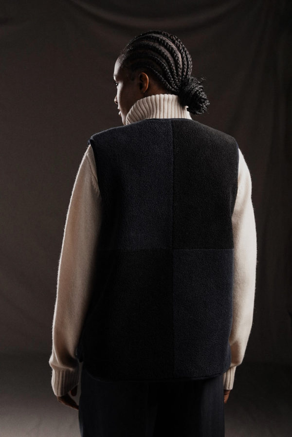 Gilet Sans Manches Coupé-cousu Pap'atelier Réversible Eden Park – Image 2