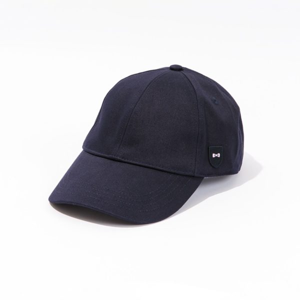 Casquette Bleu Marine Unie En Coton Eden Park