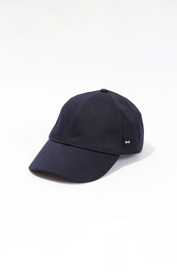Casquette Bleu Marine Unie En Coton Eden Park