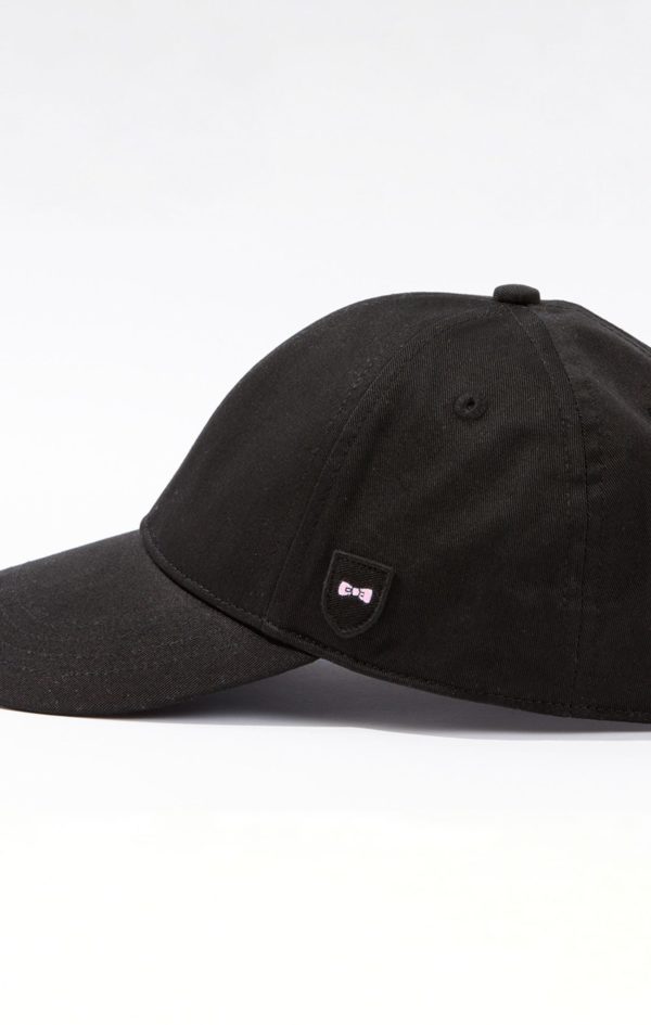 Casquette Noire Unie En Coton Eden Park – Image 3