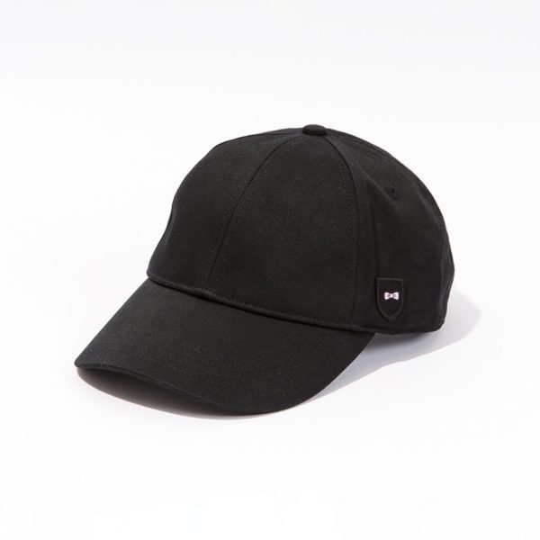 Casquette Noire Unie En Coton Eden Park