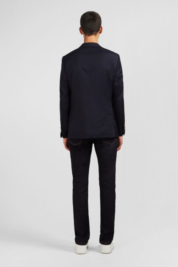 Blazer Bleu Marine 100 % Laine Eden Park – Image 4