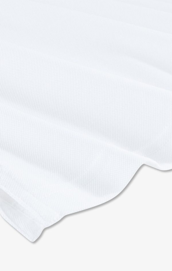 Polo Blanc En Coton Pima Avec Détails Contrastés Eden Park – Image 6