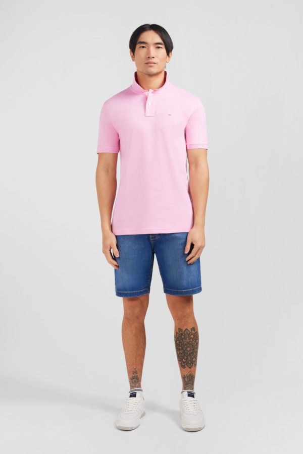 Polo Rose En Coton Pima Stretch Eden Park – Image 6