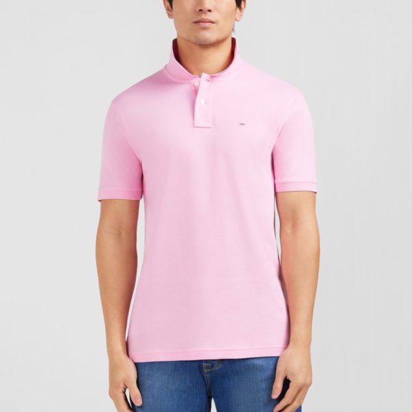 Polo Rose En Coton Pima Stretch Eden Park