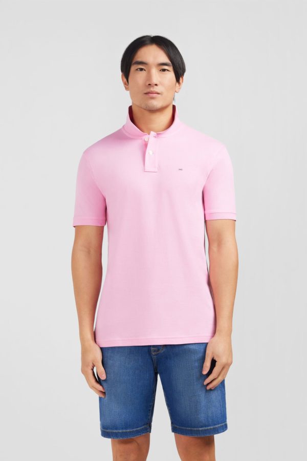 Polo Rose En Coton Pima Stretch Eden Park