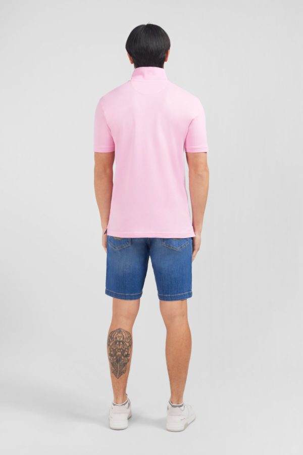 Polo Rose En Coton Pima Stretch Eden Park – Image 5