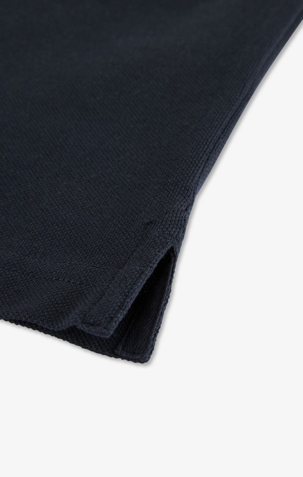 Polo Manches Longues Noir En Coton Avec Col Contrasté Eden Park – Image 8