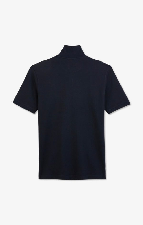 Polo Noir En Coton Pima Stretch Eden Park – Image 3