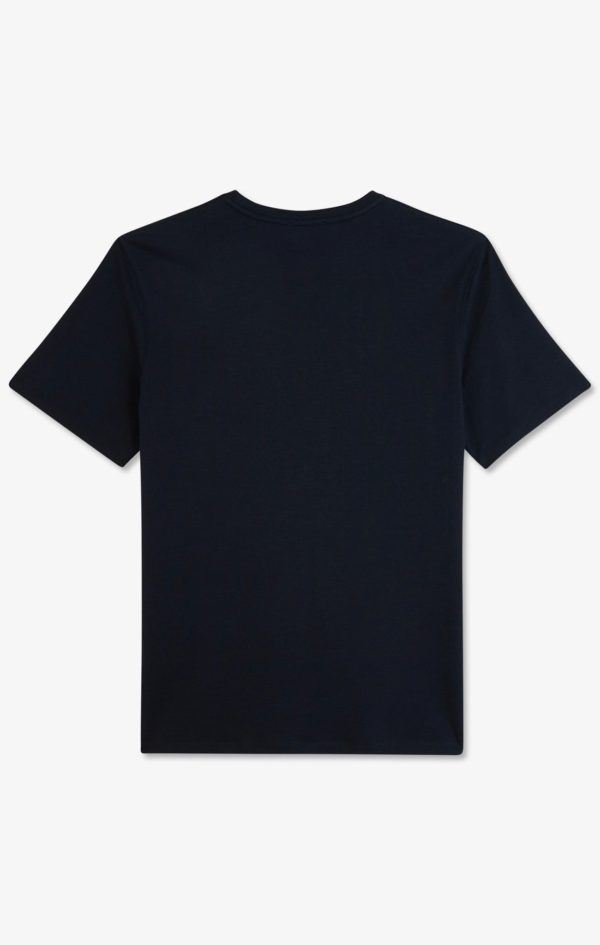 T-shirt Bleu Marine Col Rond À Manches Courtes Eden Park – Image 3