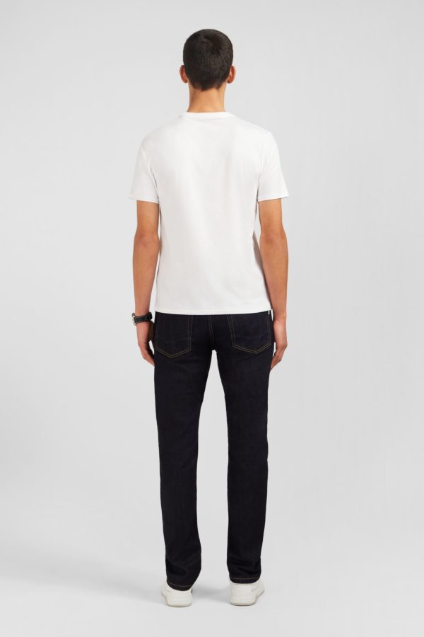 T-shirt Blanc Col Rond À Manches Courtes Eden Park – Image 5