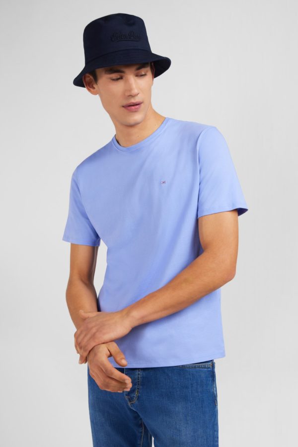 T-shirt Bleu Col Rond À Manches Courtes Eden Park – Image 2