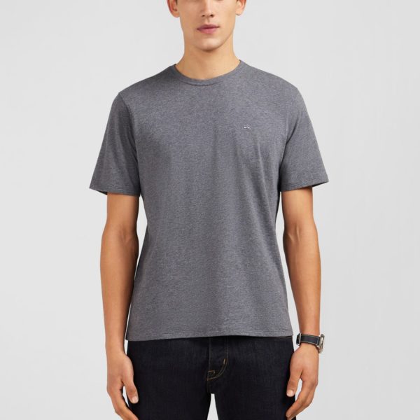 T-shirt Gris Col Rond À Manches Courtes Eden Park