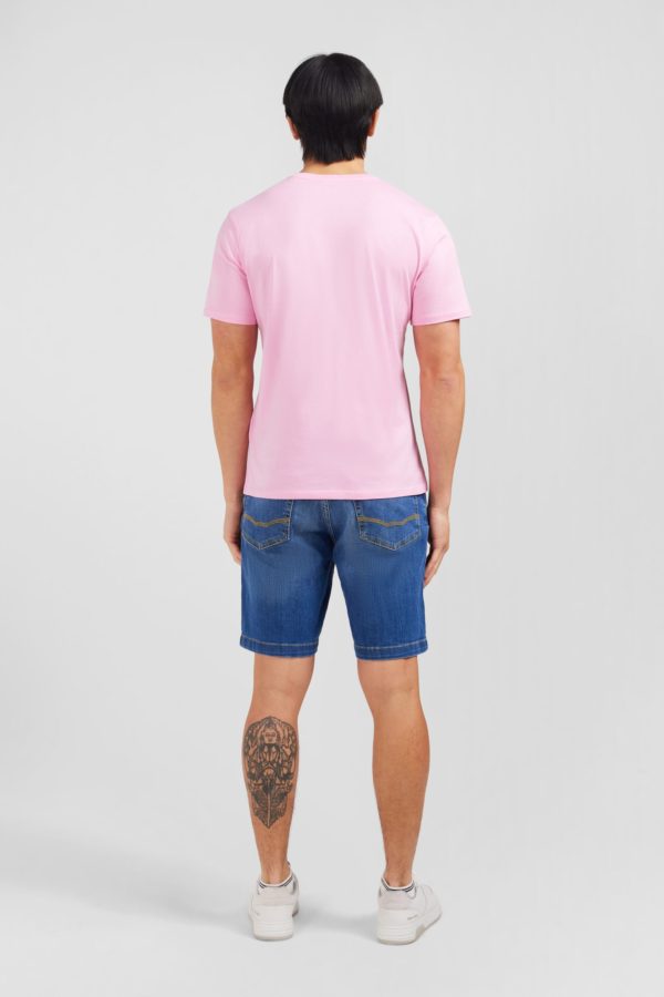 T-shirt Rose Col V À Manches Courtes Eden Park – Image 2