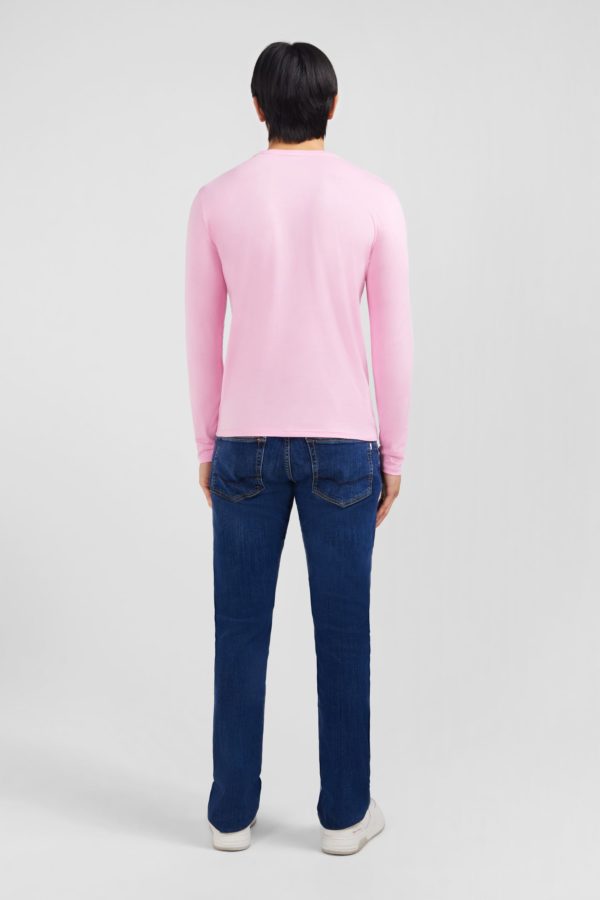T-shirt Rose Col Rond À Manches Longues Eden Park – Image 5