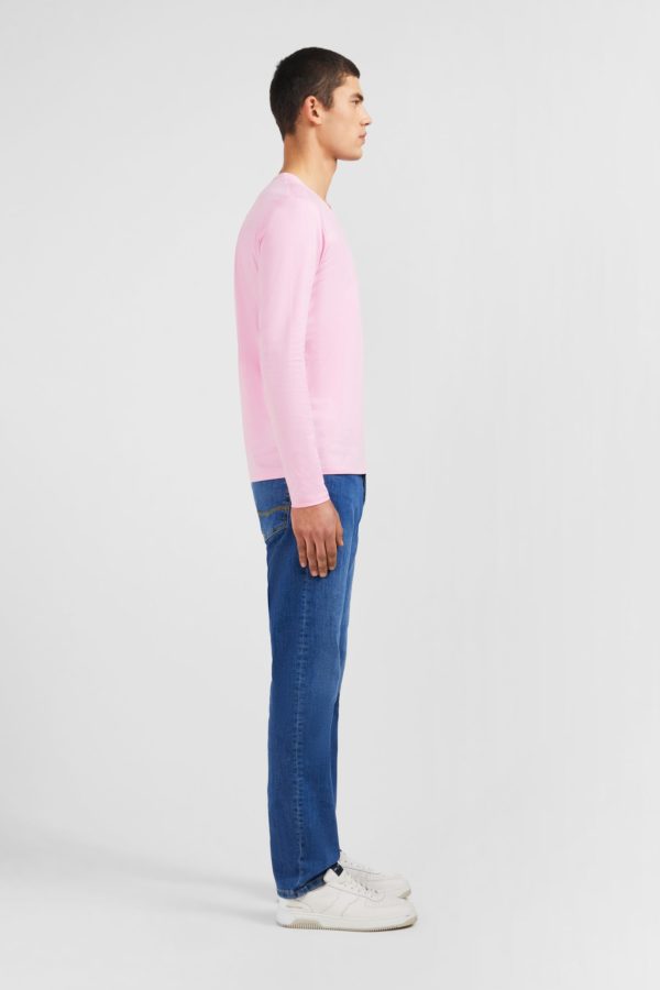 T-shirt Rose Col V À Manches Longues Eden Park – Image 4